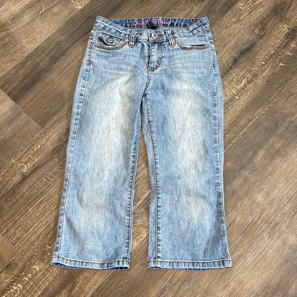 One Tuff Babe Girls Capri Jean